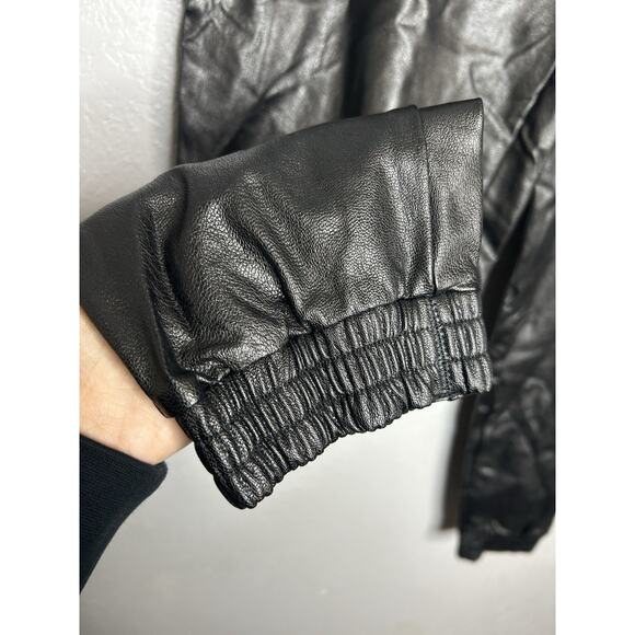 Spanx Faux Leather Like Jogger Black Size XL Holiday Date Night Concert - Picture 5 of 10